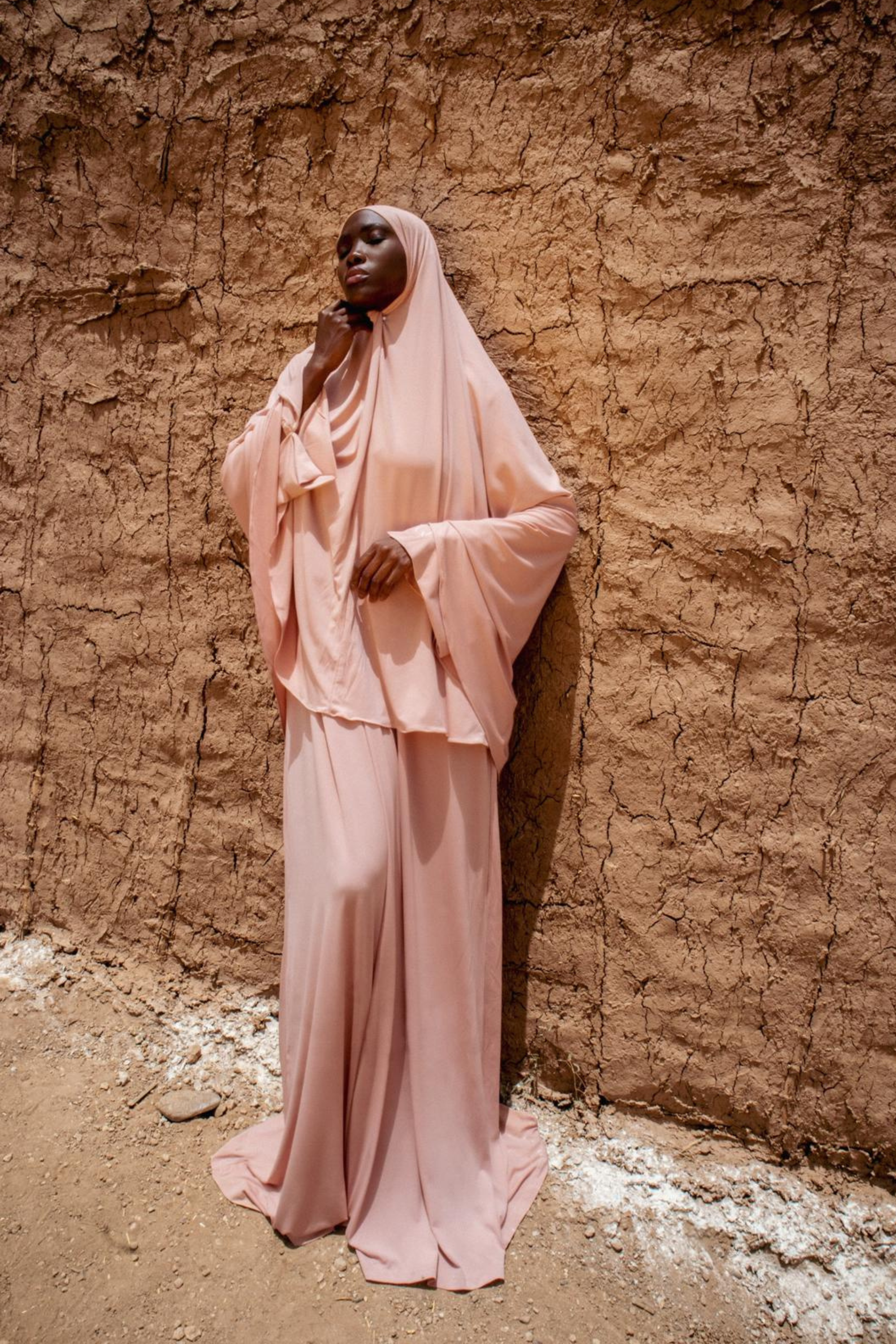 Light Pink Khimaar Set