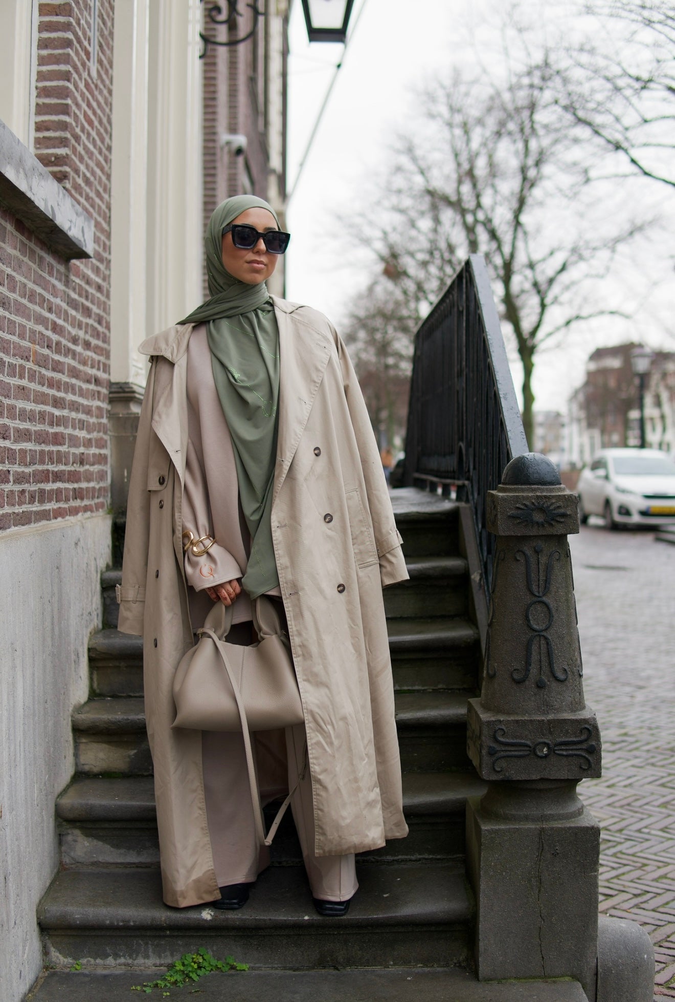 Trenchcoat light beige