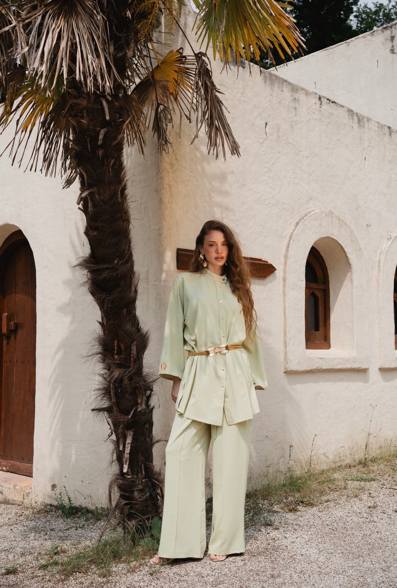 Essential suit Sage green