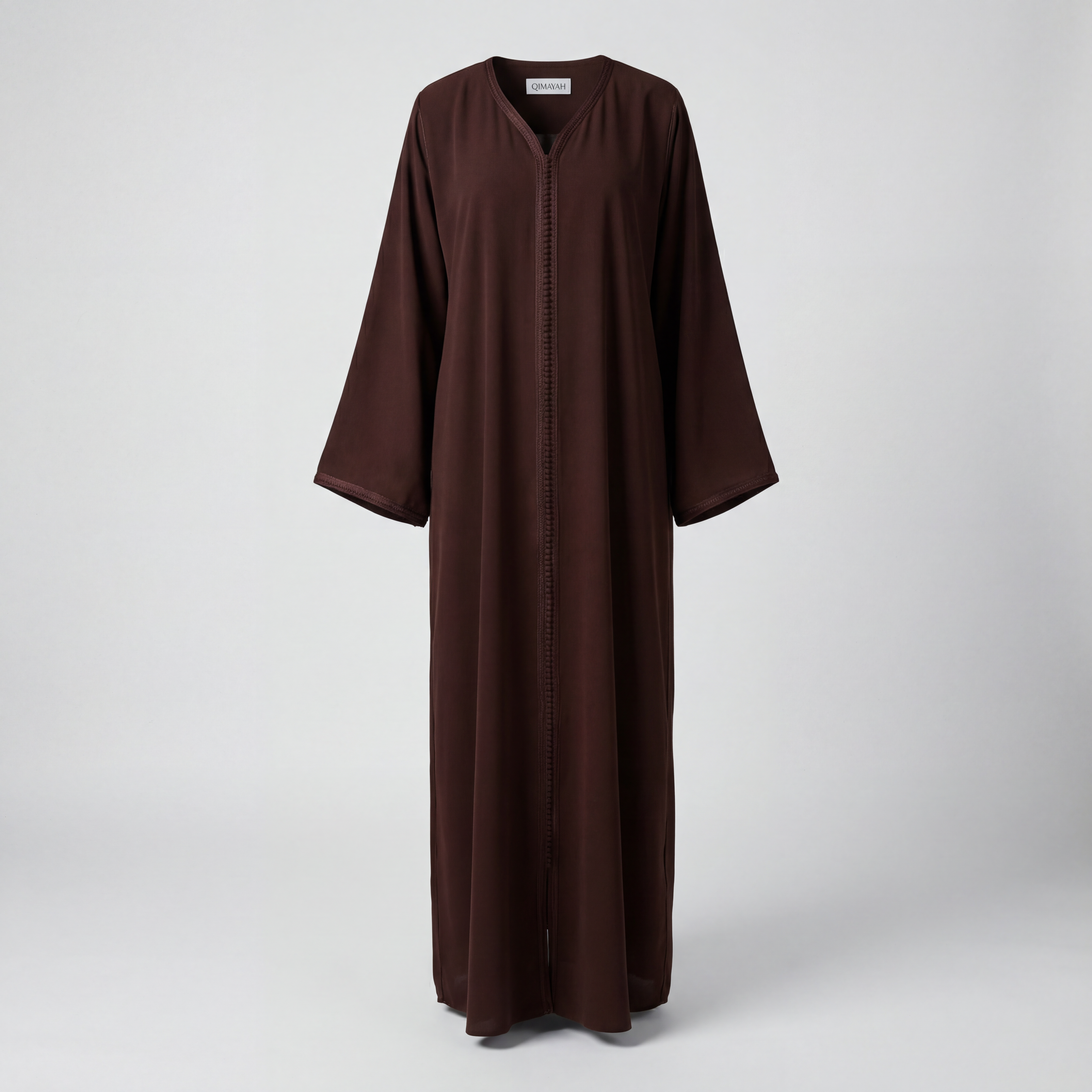 DARK BROWN KAFTAN DRESS